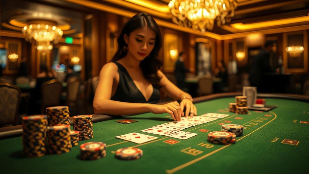 หน้าจอเกมบาคาร่า Dream Gaming ที่ทันสมัย