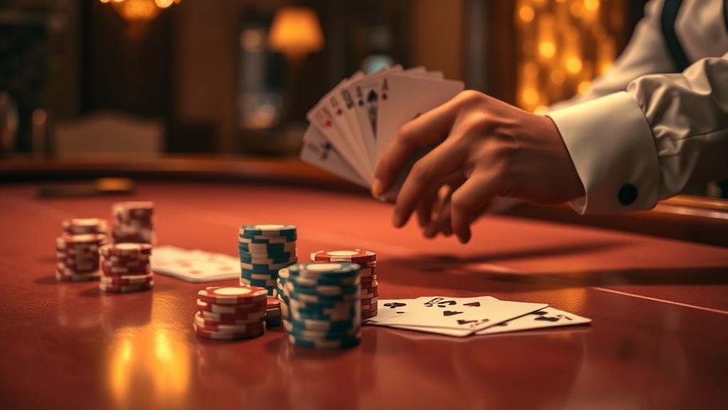 หน้าจอเกมบาคาร่าพร้อมสถิติ