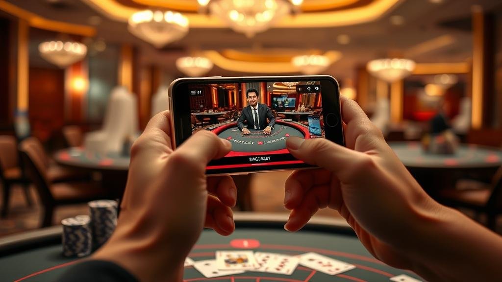 เปรียบเทียบหน้าจอเลือกห้องบาคาร่าบนอุปกรณ์ต่างๆ