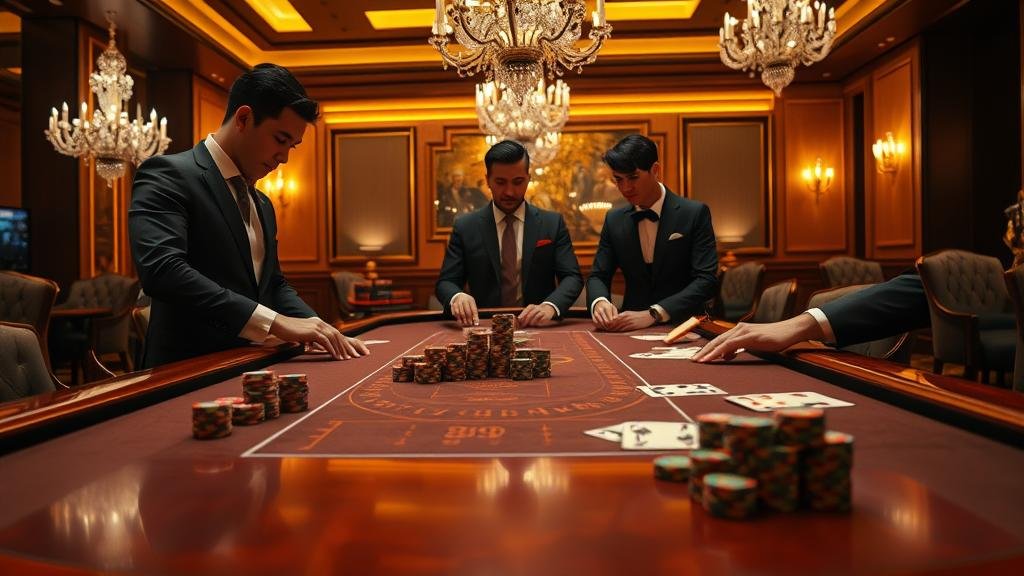 เปรียบเทียบอินเทอร์เฟซห้องบาคาร่า EBet