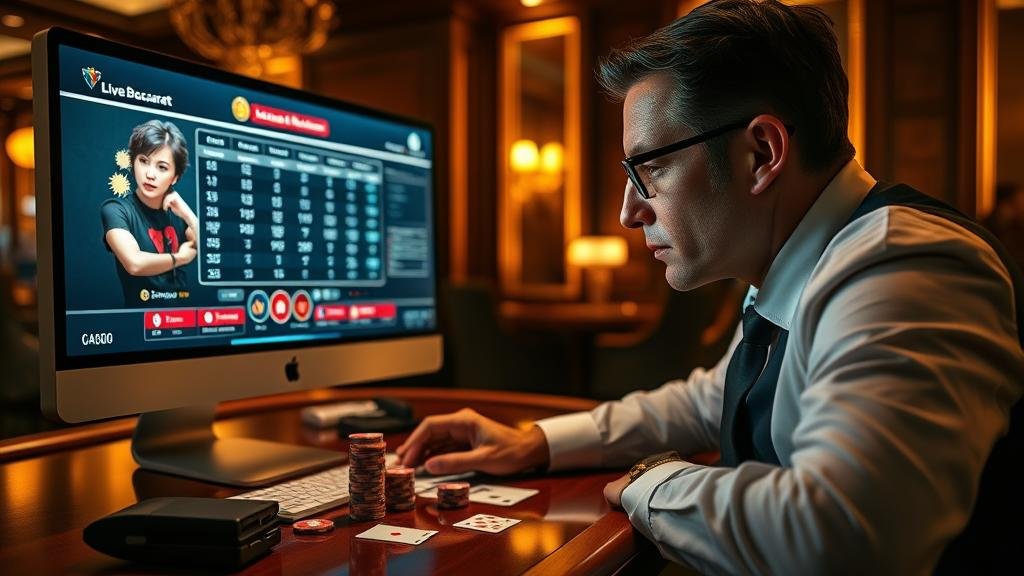 ห้องบาคาร่าจากค่ายชั้นนำบนเดสก์ท็อป