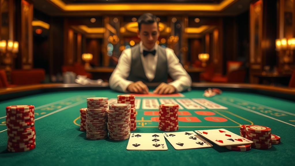 นักเดิมพันกำลังเล่น บาคาร่า Ezugi ด้วยงบต่ำ