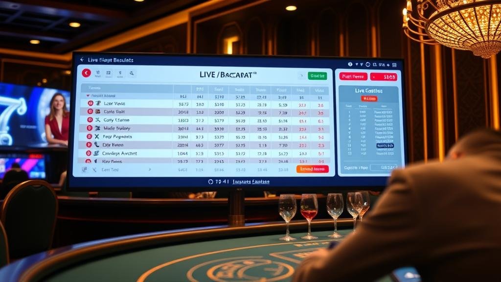 แผนภาพแสดงเค้าไพ่บาคาร่า