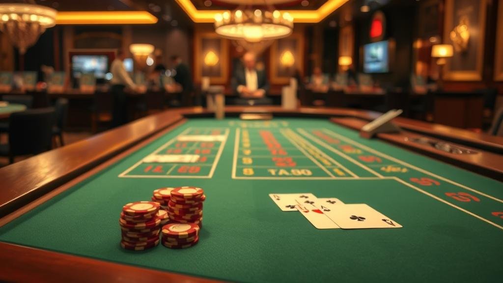 ดีลเลอร์สาวสวยในคาสิโนบาคาร่า