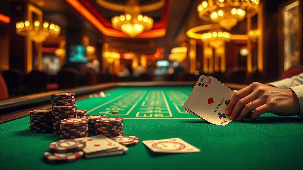 หน้าจอแสดงเค้าไพ่บาคาร่า BG AllBet