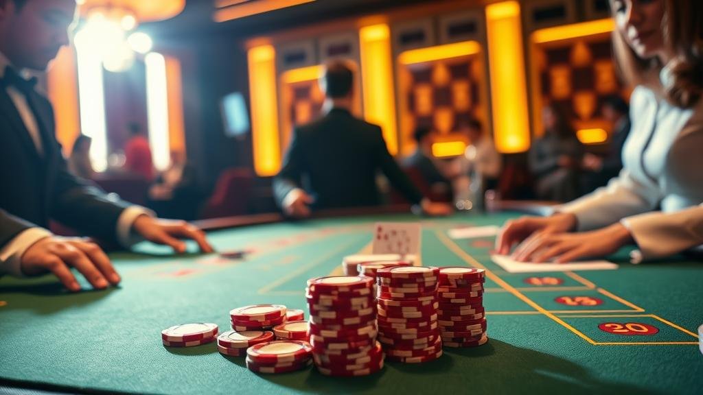 ภาพประกอบกลยุทธ์บันไดเงินบาคาร่า