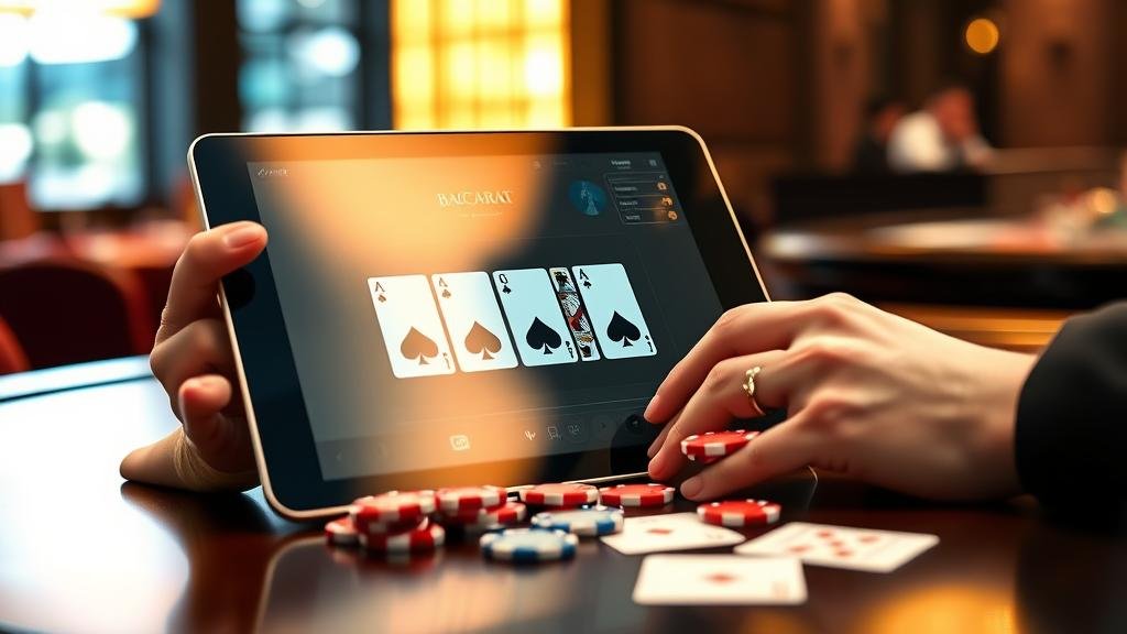 การตั้งเป้ากำไรและจัดการงบประมาณบาคาร่าบนแท็บเล็ต