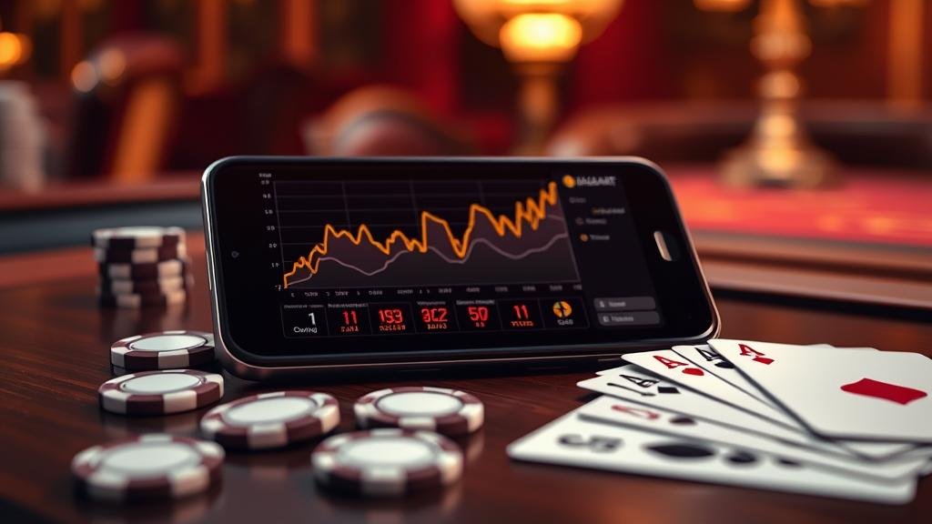 การเล่นบาคาร่าด้วยสถิติบนแท็บเล็ต