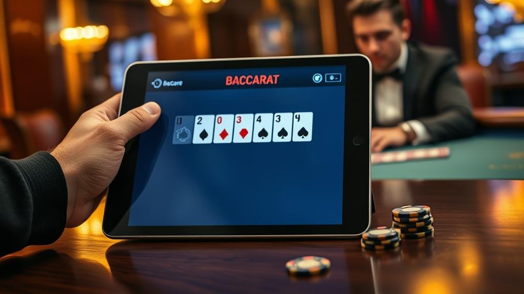 การวิเคราะห์สถิติบาคาร่าบน iPad