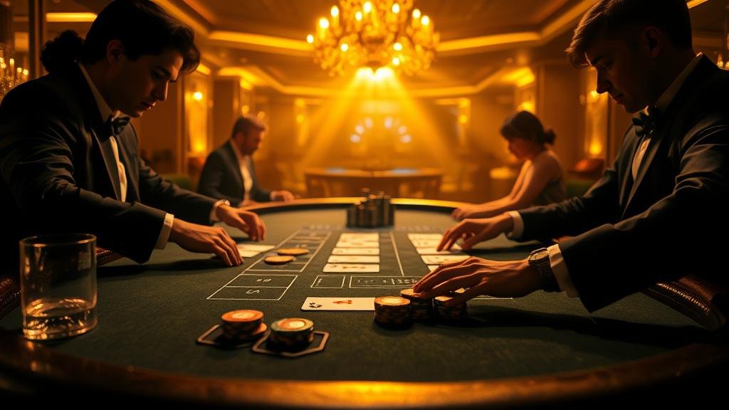 ภาพแสดงการบริหารจัดการเงินทุนในการเล่นบาคาร่า