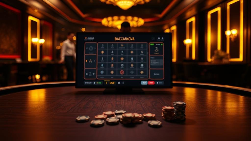 แผนภาพการจัดการงบประมาณสำหรับ บาคาร่า Nova