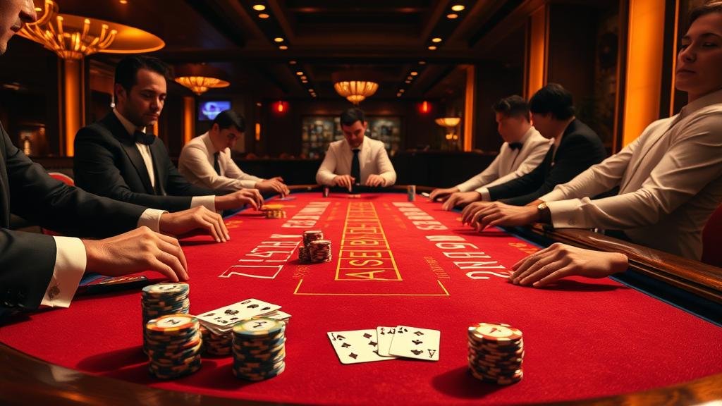 แผนภาพแสดงเค้าไพ่บาคาร่า