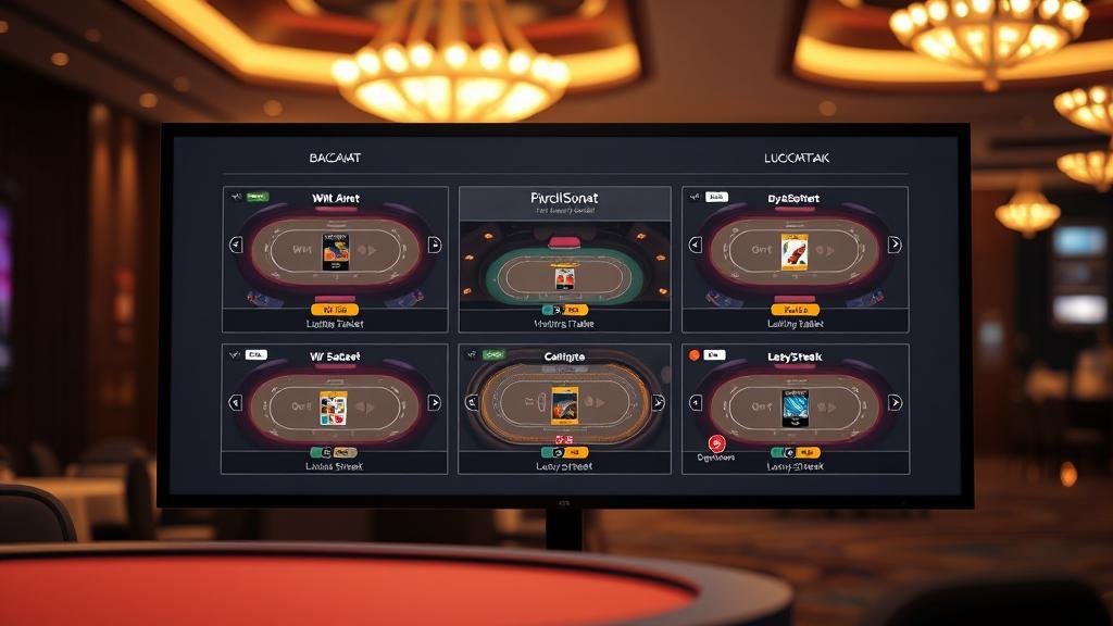 บาคาร่า ออนไลน์: สูตรเลือกห้อง WM, AllBet, LuckyStreak และเทคนิคอ่านเค้าไพ่ให...