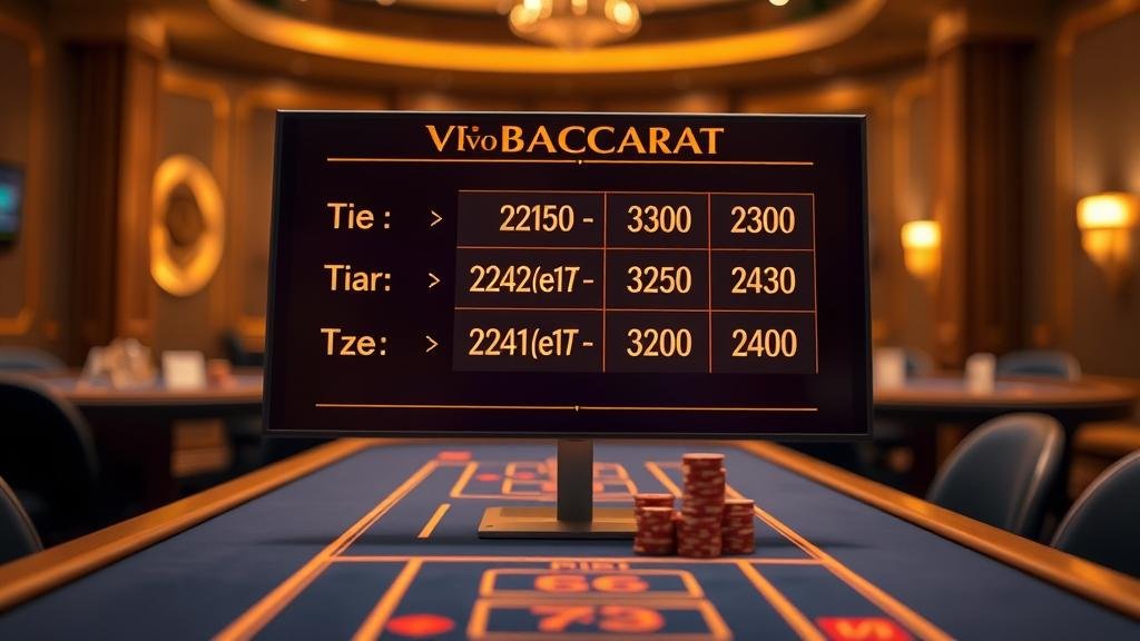 ภาพประกอบแสดงเค้าไพ่บาคาร่าแบบต่างๆ