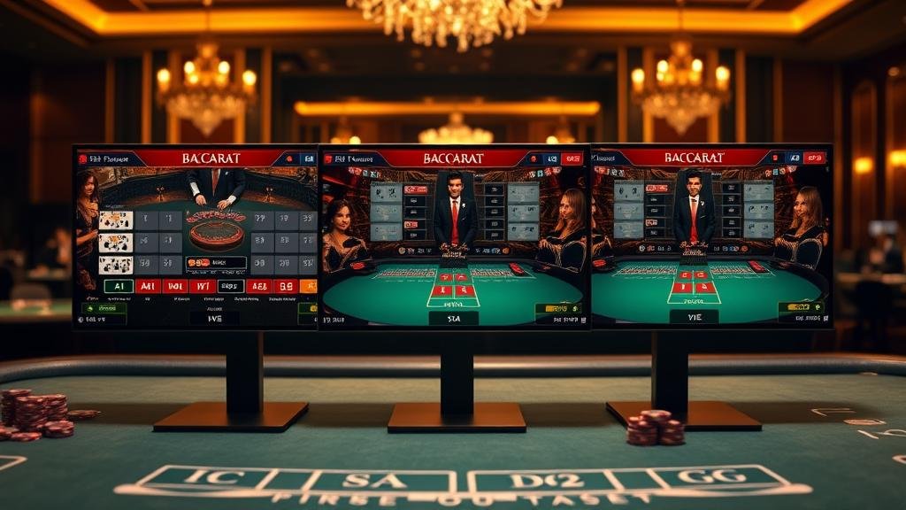 รูปแบบไพ่ปิงปองยาวและรูปแบบอื่นๆ ในบาคาร่า