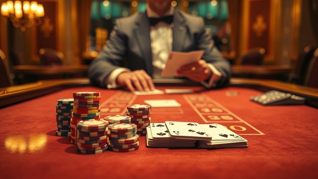 บรรยากาศการเล่นบาคาร่าสด