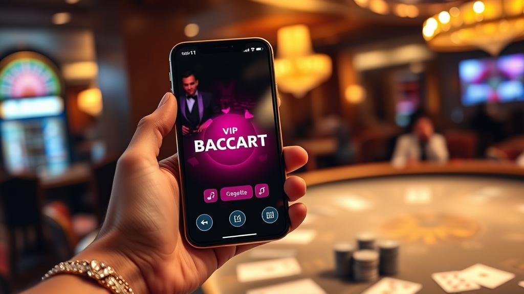 การบันทึกผลบาคาร่าบนแท็บเล็ต