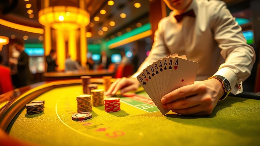 หน้าจอแสดงสถิติบาคาร่าบนแท็บเล็ต Android