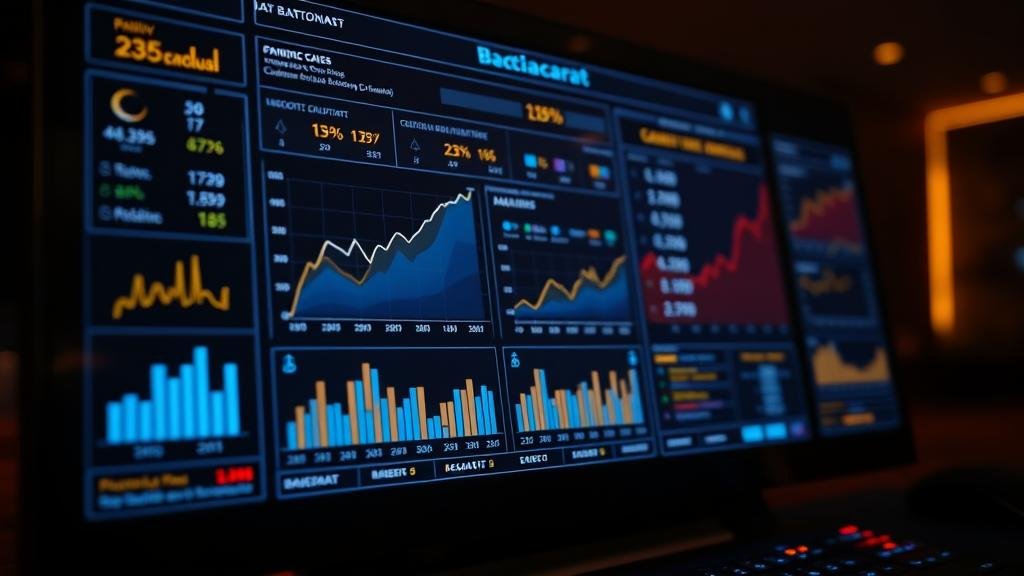 นักพนันบาคาร่ากำลังวิเคราะห์เกม