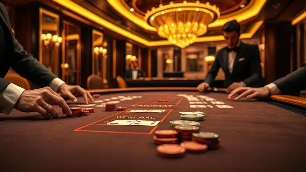 ตัวอย่างเค้าไพ่บาคาร่าและสถิติ