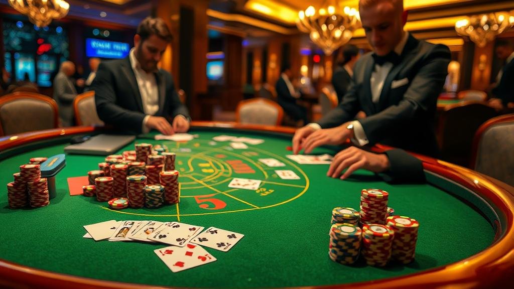 หน้าจอเกมบาคาร่า SA Gaming พร้อมสถิติ