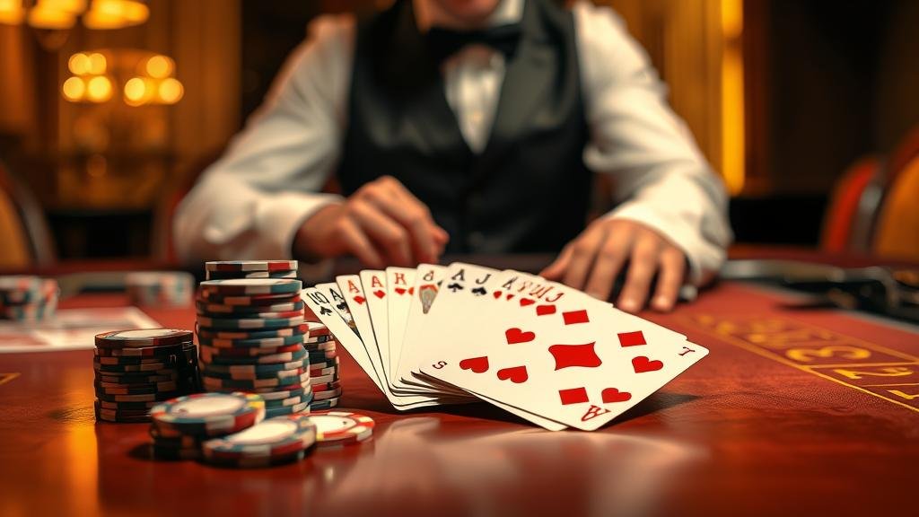 ตัวอย่างเค้าไพ่ปิงปองยาวในบาคาร่า