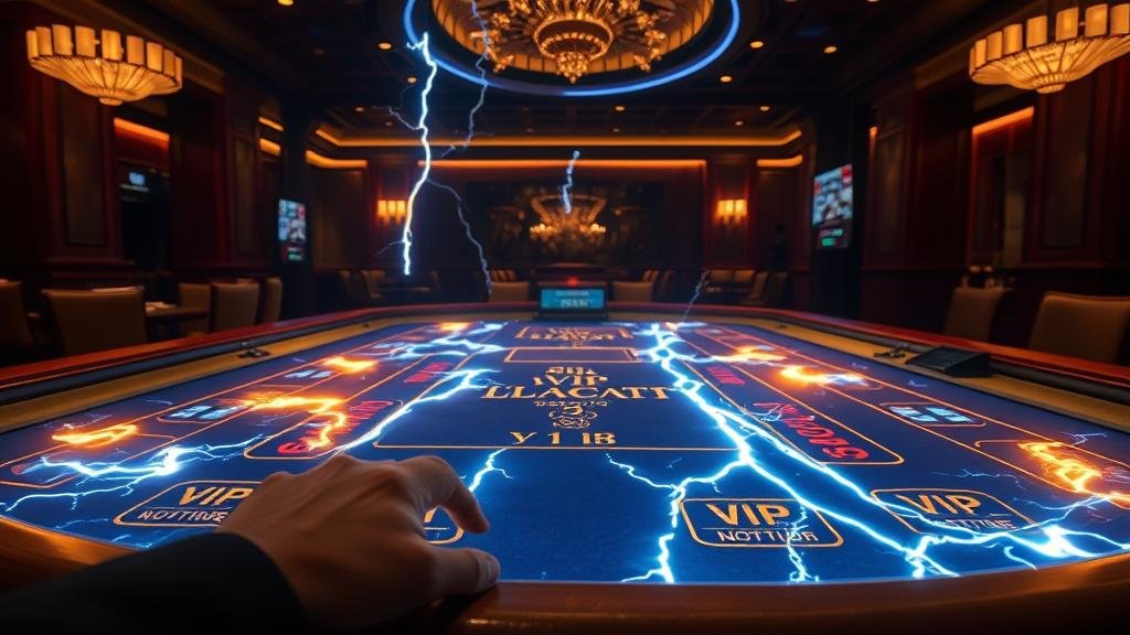 นักพนันกำลังวิเคราะห์เกมบาคาร่าสายฟ้า