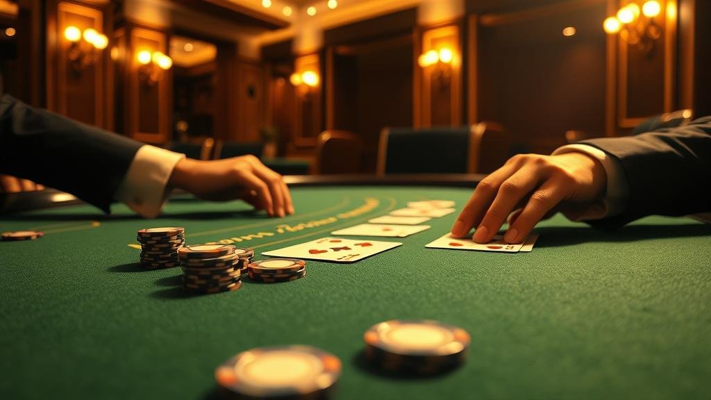 ตัวอย่างรูปแบบไพ่ 'มังกรยาว' ในบาคาร่า