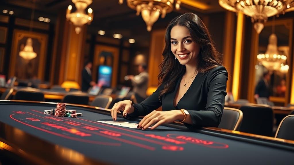 ผู้เล่นกำลังวางแผนการเดิมพันบาคาร่า