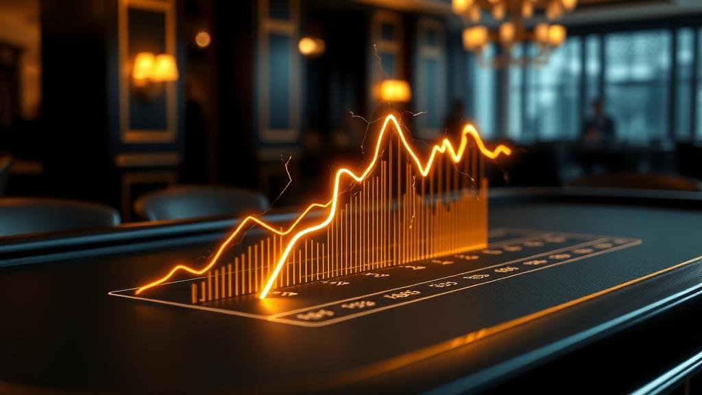 นักพนันบาคาร่า สายฟ้า ที่กำลังโฟกัสการเล่น