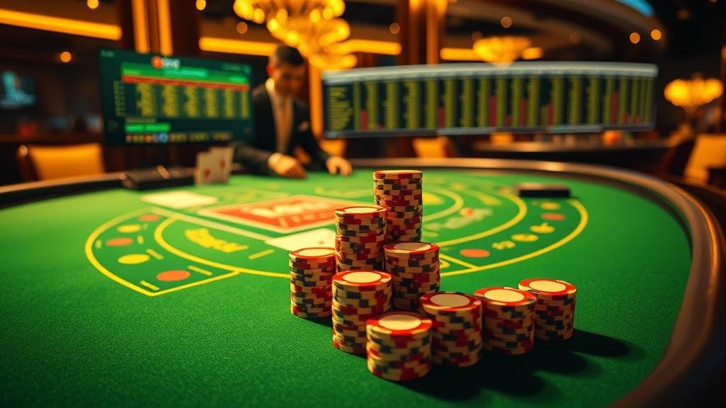 หน้าจอเกมบาคาร่า BBIN บนแท็บเล็ต