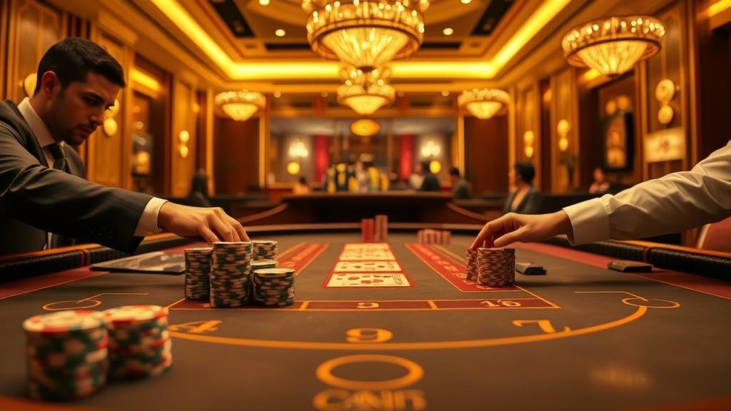 เค้าไพ่บันไดเงินบาคาร่า