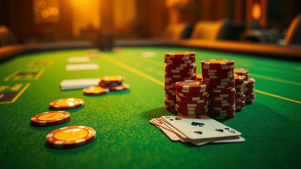 ดีลเลอร์สาวสวยกำลังแจกไพ่บาคาร่าสด