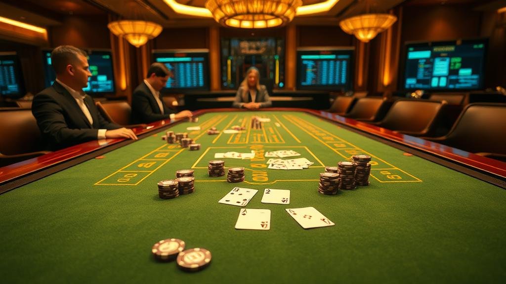 หน้าจอเกมบาคาร่า Lite บนแท็บเล็ต