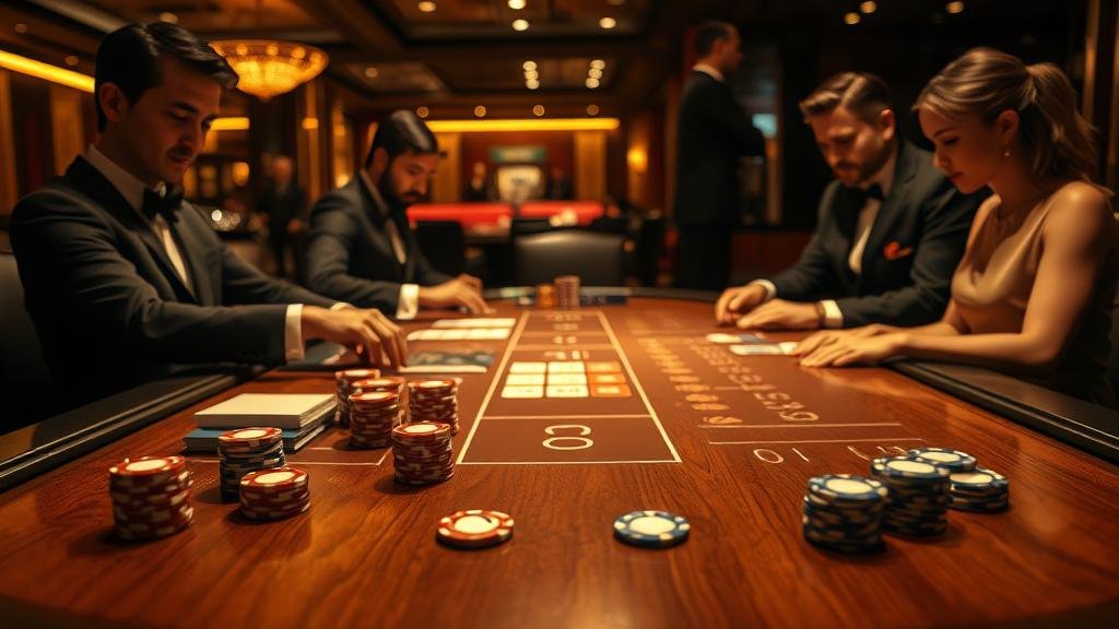 กราฟแสดงอัตราจ่ายและรูปแบบการเดิมพันบาคาร่า