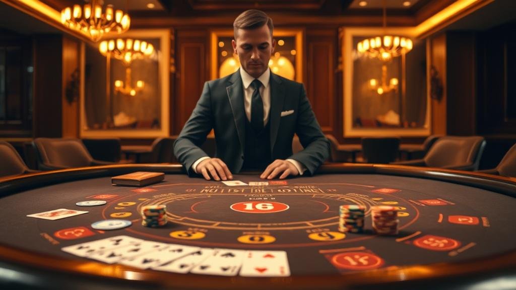 แผนภูมิแสดงอัตราจ่ายและเปอร์เซ็นต์บาคาร่า