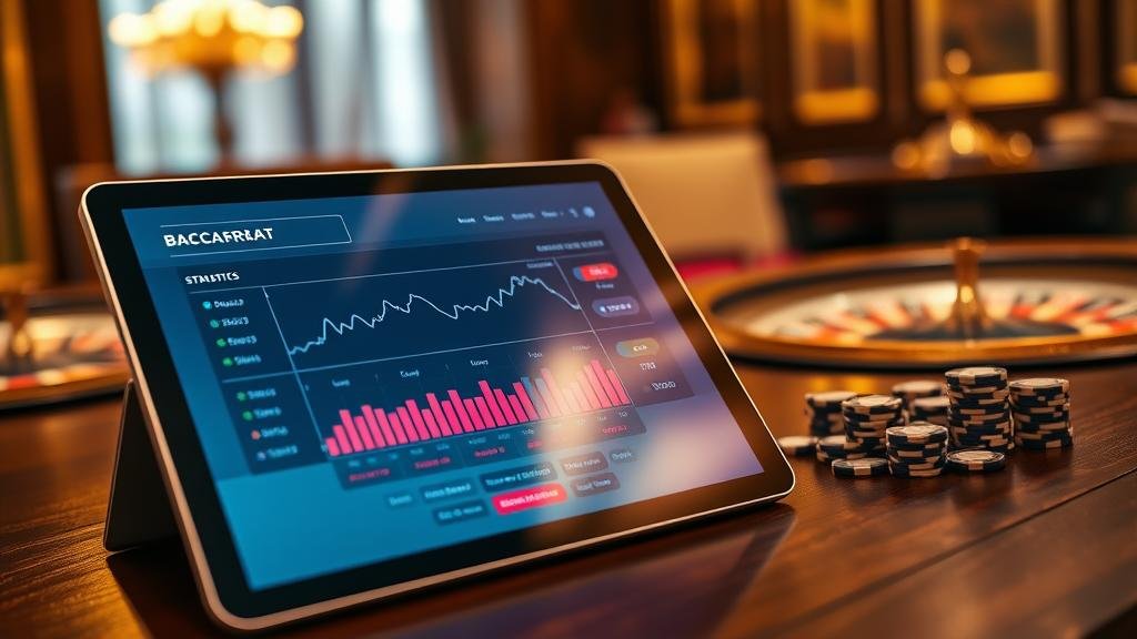 วิเคราะห์สถิติบาคาร่าสดบนแท็บเล็ต