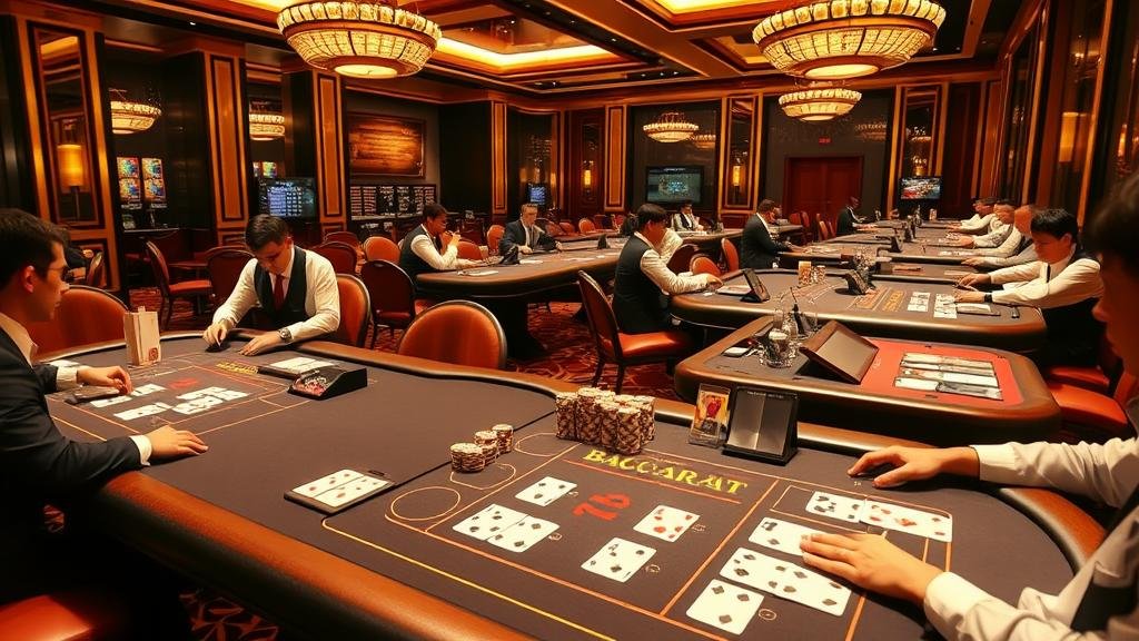 การเล่นบาคาร่าผ่านมือถือ โหมดมัลติเทเบิล