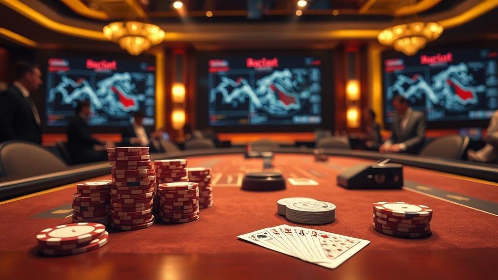 หน้าจอเกมบาคาร่าสด