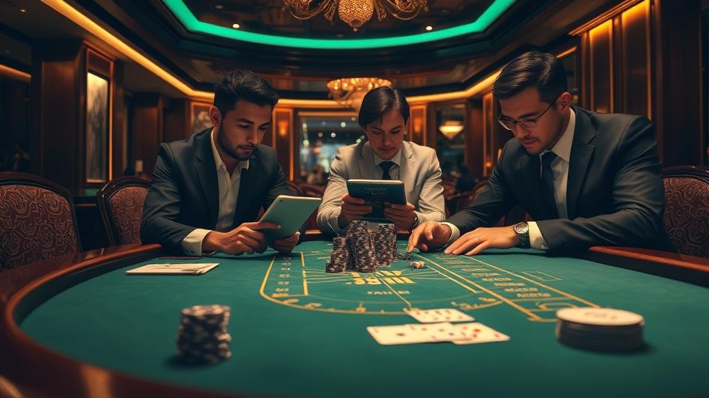 การวางเดิมพันบาคาร่าและดูอัตราจ่าย