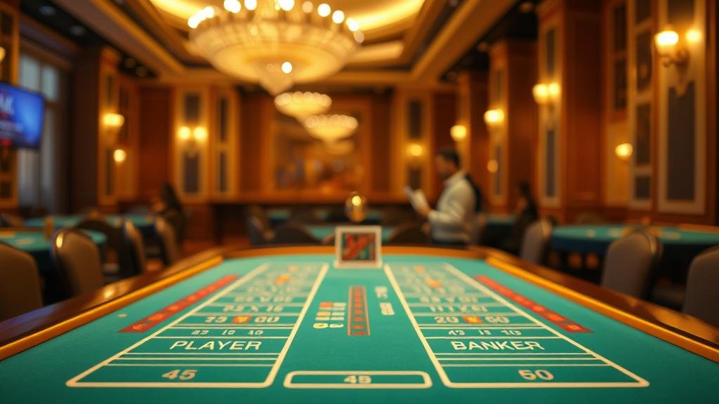 ตารางแสดงรูปแบบเค้าไพ่บาคาร่า