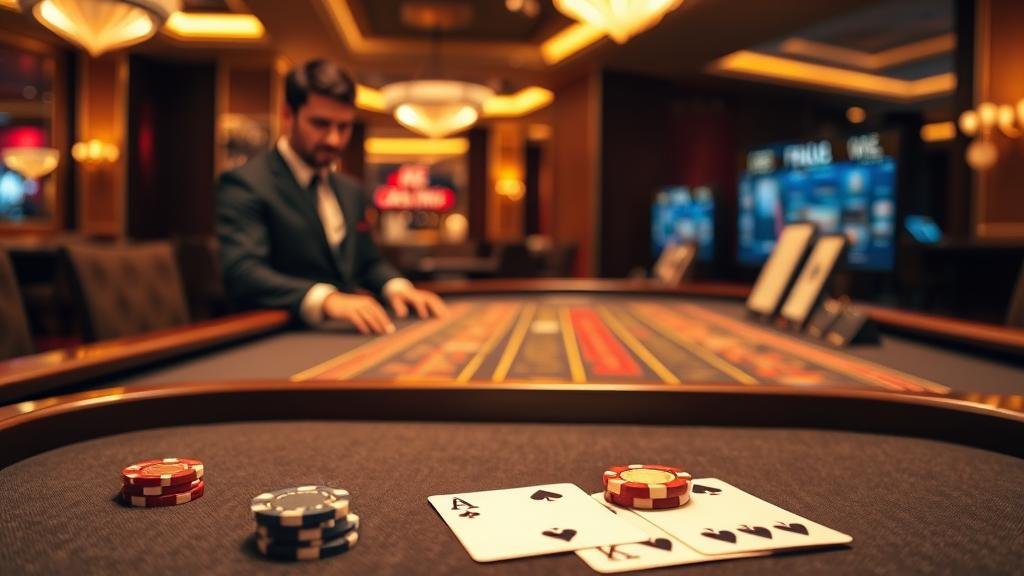 หน้าจอเกมบาคาร่าสดจาก SA Gaming