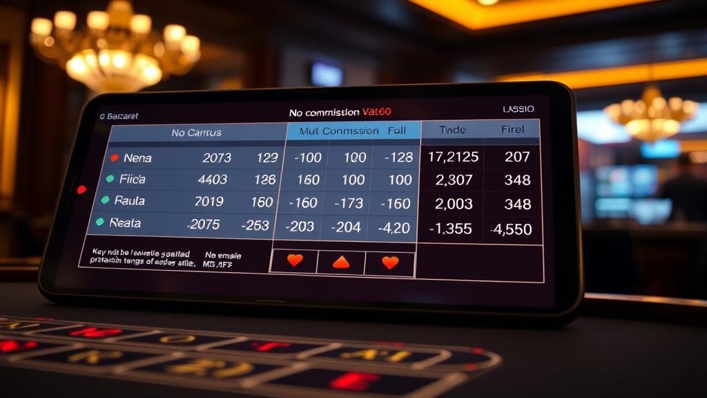 ตารางสถิติเค้าไพ่บาคาร่า: ถนนเล็กและลูกปัด