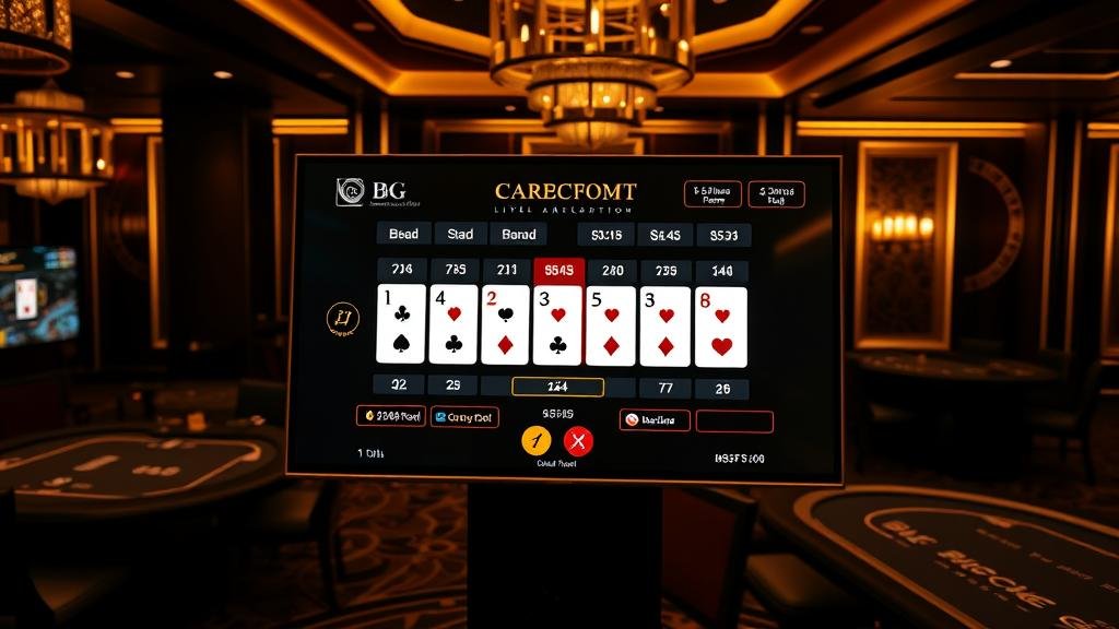 หน้าจอเกมบาคาร่า Pragmatic Play Live