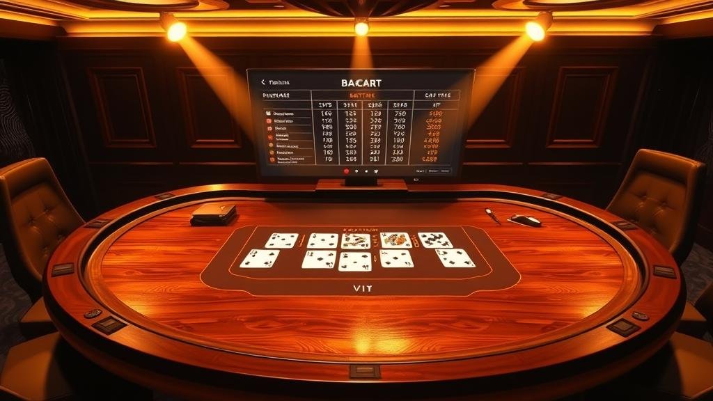 การวิเคราะห์เค้าไพ่บาคาร่าบนเดสก์ท็อป