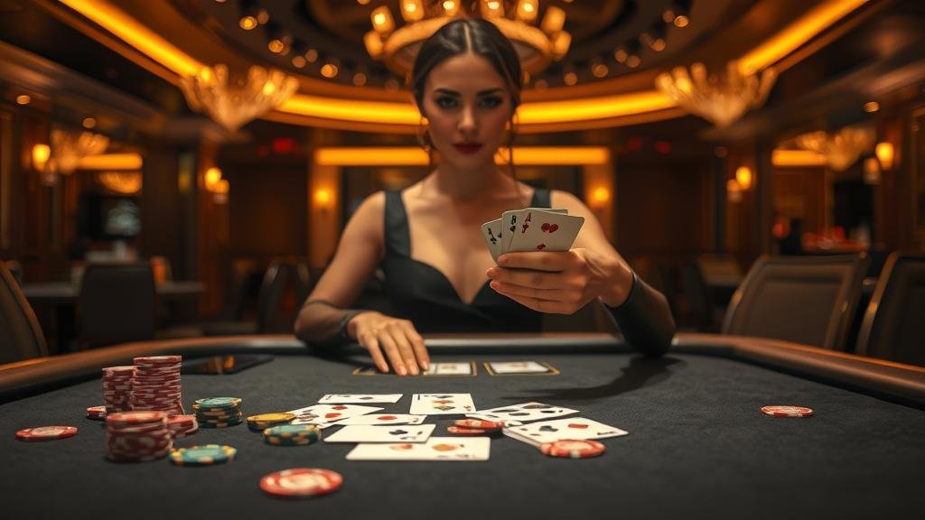 ห้องบาคาร่า Sexy Baccarat พร้อมดีลเลอร์สาวสวย