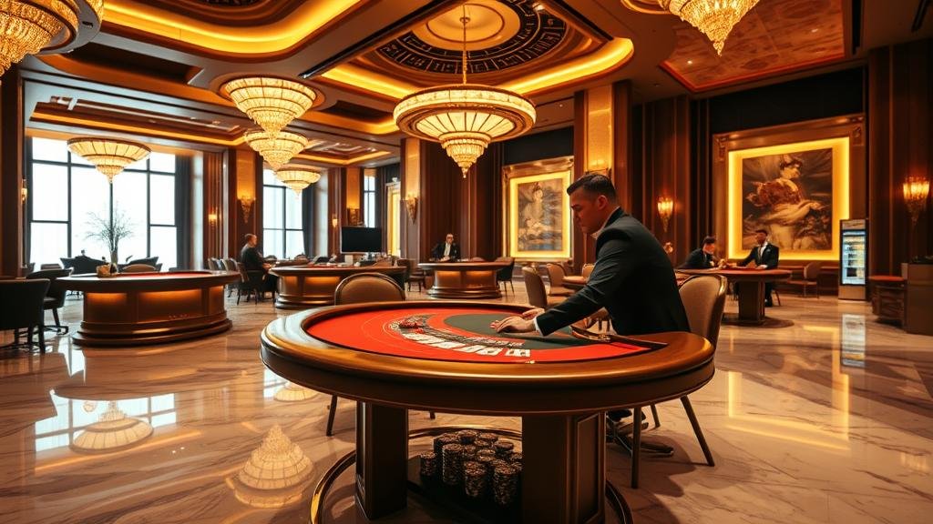 หน้าจอเกมบาคาร่า AE พร้อมอัตราจ่ายพิเศษ