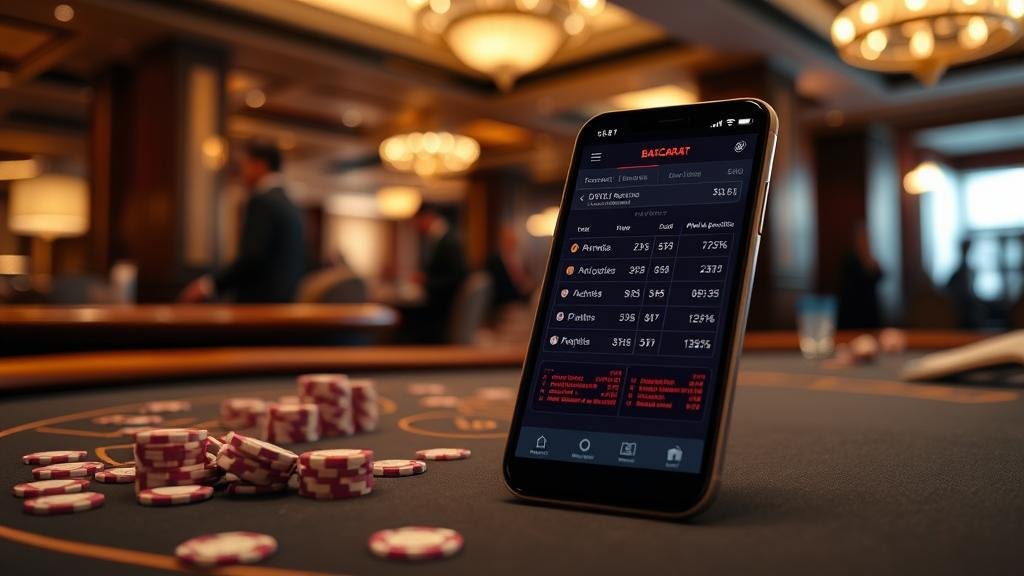 กราฟแสดงการจัดการเงินทุนและเป้าหมายกำไรบาคาร่า