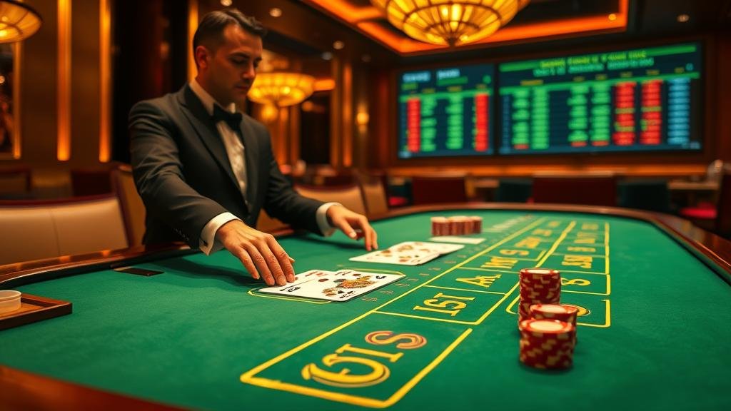 หน้าจอเกมบาคาร่า WM บนแท็บเล็ต