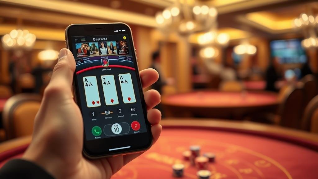 วิเคราะห์เค้าไพ่บาคาร่าบนแท็บเล็ต